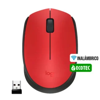 Mouse Logitech M170 Wireless Red