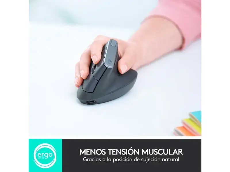 Mouse Logitech MX VERTICAL Wireless BT - Imagen 3
