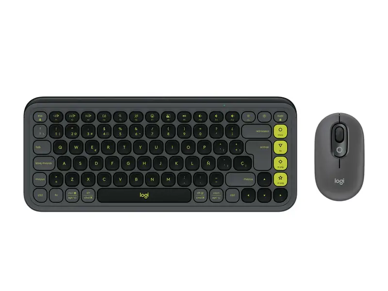 Teclado + mouse Logitech POP ICON COMBO Graphite - Imagen 2