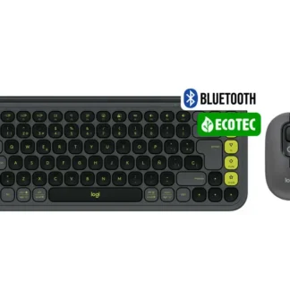 Teclado + mouse Logitech POP ICON COMBO Graphite
