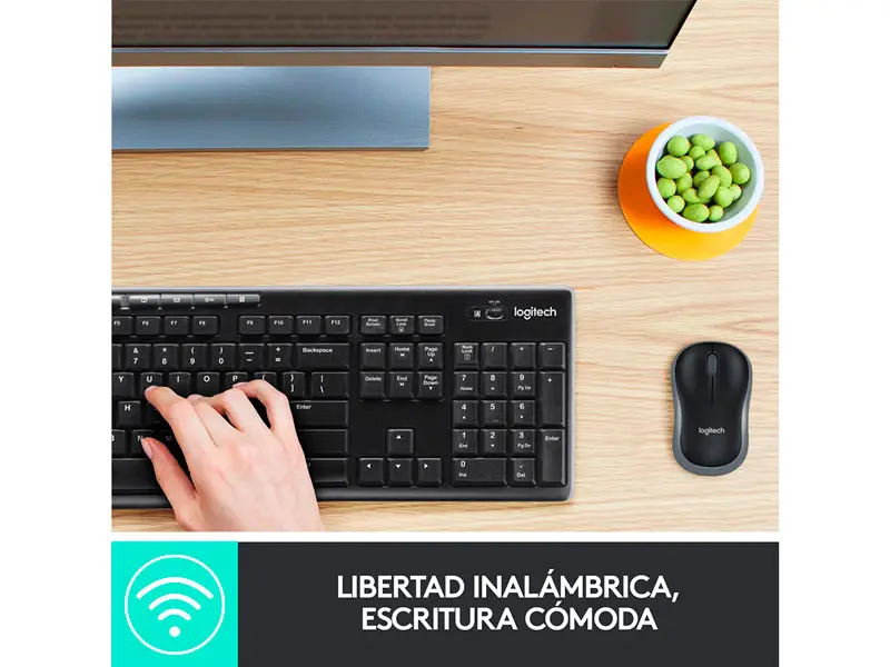 Teclado + Mouse Logitech Wireless MK270 - Imagen 3