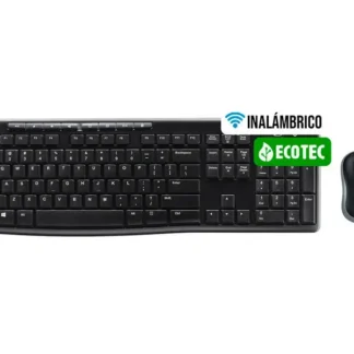Teclado + Mouse Logitech Wireless MK270