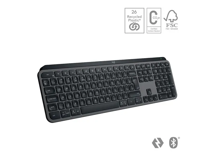 Teclados Logitech MX Keys S Illuminated Wireless Black - Imagen 3