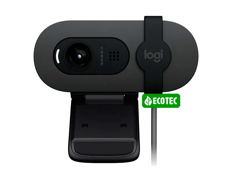 Camara Web Logitech BRIO 100 FHD 1080P USB-A Graphite