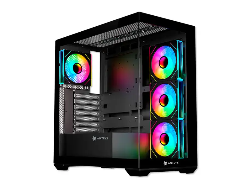 Case Antryx FX 750 ARGB FAN X4 Black/Vidrio Templado
