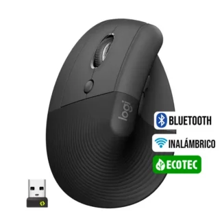 Mouse Logitech Lift Left Zurdo Vertical Ergonomico Wireless Graphit
