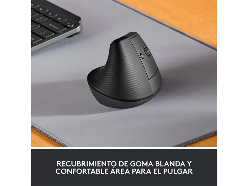 Mouse Logitech Lift Vertical Ergonomic Wireless Graphite - Imagen 3