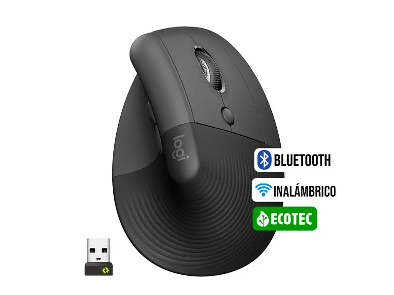 Mouse Logitech Lift Vertical Ergonomic Wireless Graphite