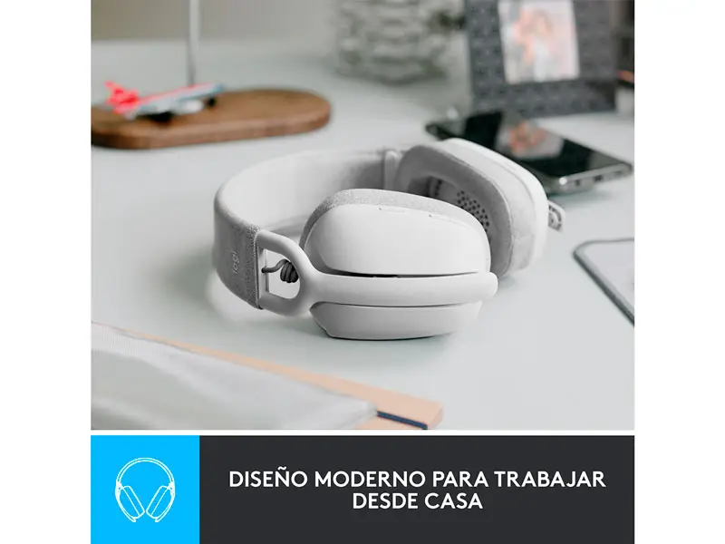 Auricular Logitech Zone VIBE 100 BT White - Imagen 3