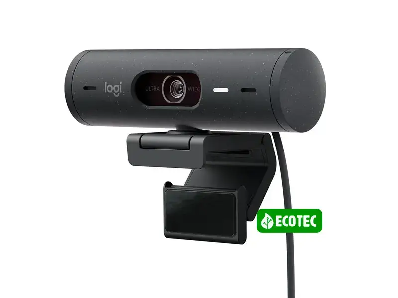 Camara Web Logitech Brio 500 Full HD 1080p USB-C Black - Imagen 2
