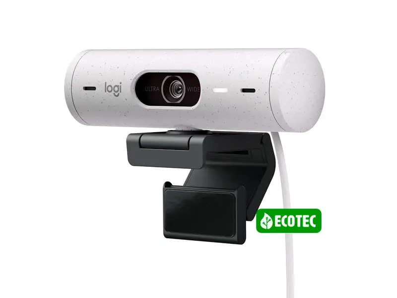 Camara Web Logitech Brio 500 Full HD 1080p USB-C White