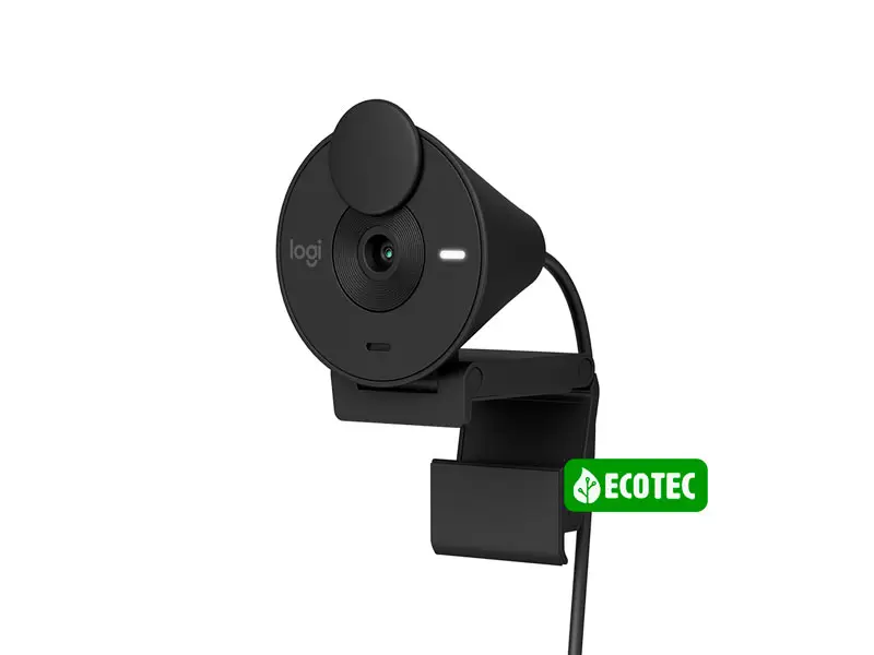 Camara Web Logitech Brio 300 Full HD 1080P USB-C Black