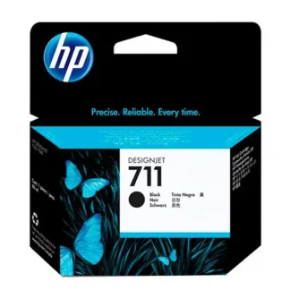 Cartucho de Tinta HP 711 Negro Original 80ml CZ133A T120/T520
