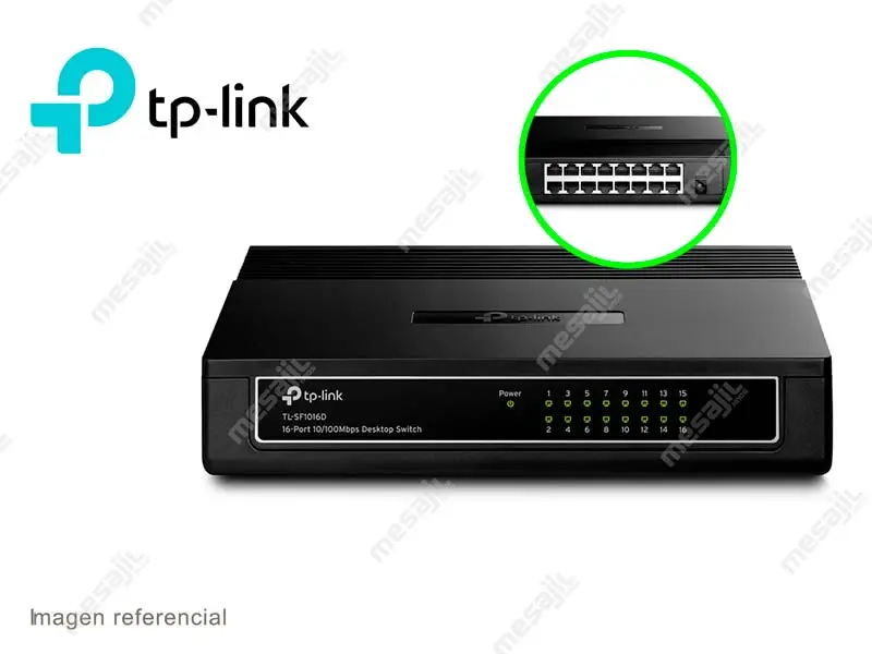 Switch TP-Link 16 Port TL-SF1016D 10/100Mbps.