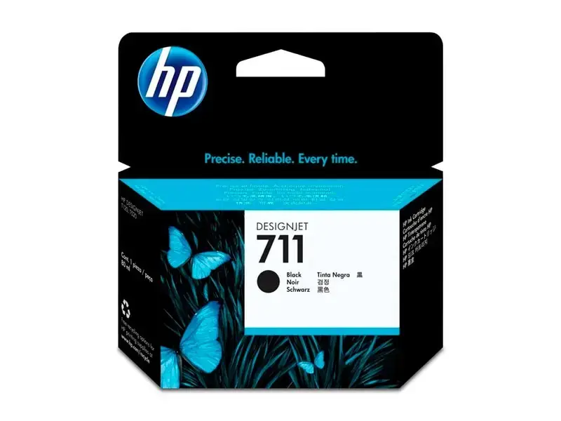 Cartucho de Tinta HP 711 Negro Original 38ml (CZ129A) T120/T520