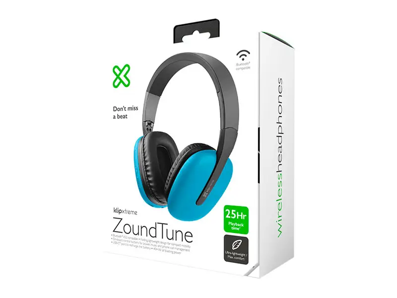 Audifono Microfono Klip Xtreme ZoundTune Bluetooth KWH-010BL Blue - Imagen 3