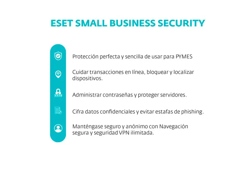 Antivirus Eset Small Business Security (5 PC + 5 server + 10 VPN) 1 Año - Imagen 2