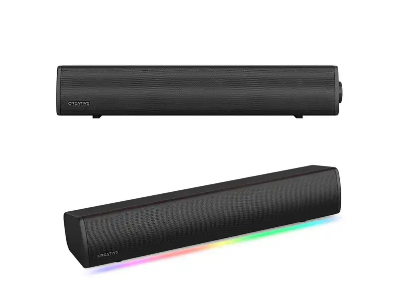 Parlante Creative GS3 Sound Bar RGB 24W Bluetooth USB-C - Imagen 2