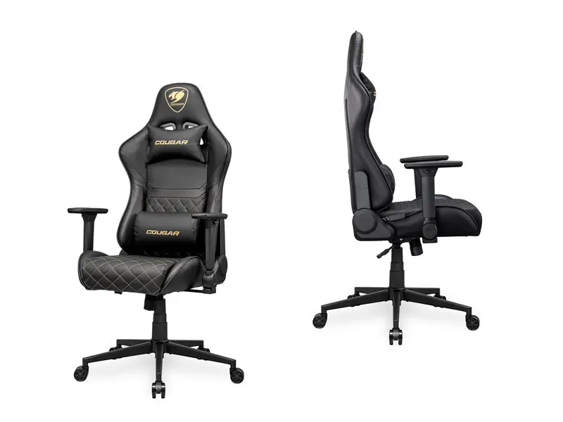 Silla Gaming Cougar Armor One V2 Gold - Imagen 2