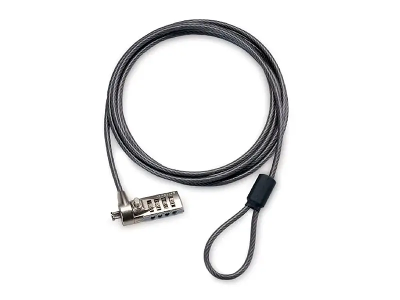 Cable de Seguridad Targus Defcon CL – Acero con Clave (PA410S-1)