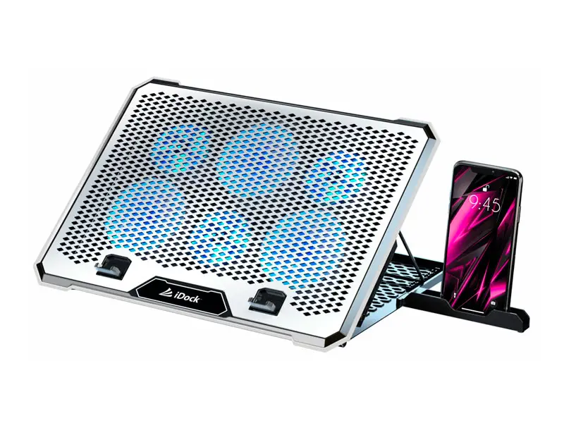 Cooler para Laptop iDock Turbine N9 Silver