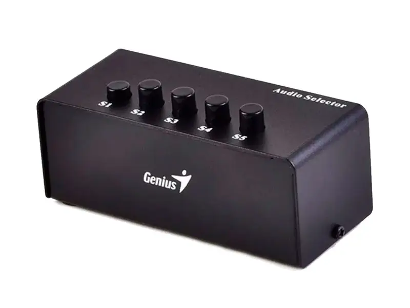 Conmutador de Audio Genius Switching Box para 5 Parlantes - Imagen 2