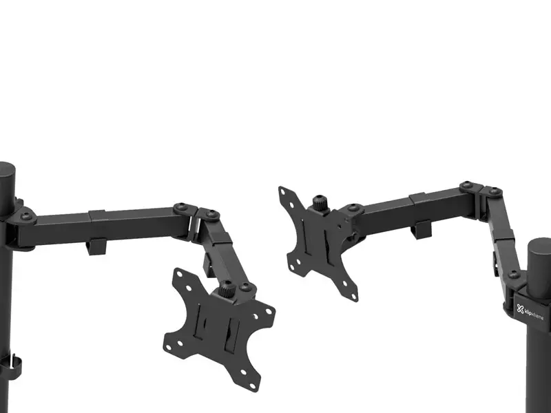 Soporte Klip Xtreme Para 2 Monitores 13″ a 32″ Brazo articulado (KPM-310) - Imagen 2