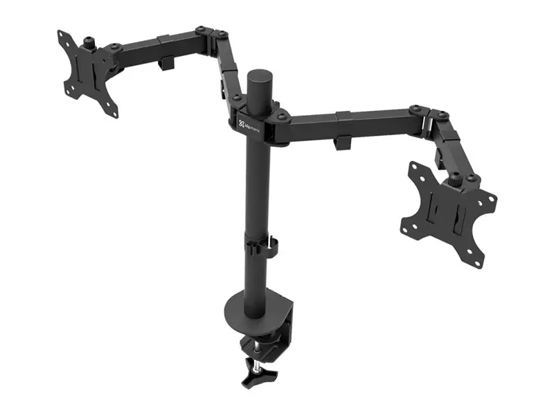 Soporte Klip Xtreme Para 2 Monitores 13″ a 32″ Brazo articulado (KPM-310)