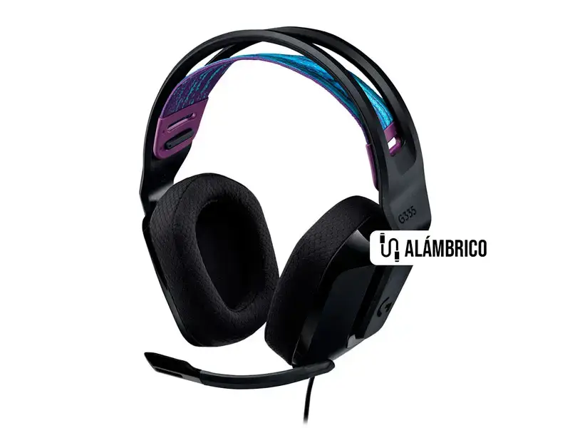 Auricular Gaming Logitech G G335 Wired Black