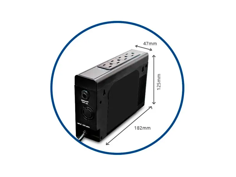 UPS CDP 500VA (250w) Interactivo Portatil LI-504I - Imagen 2