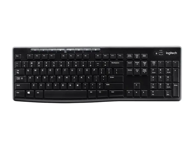 Teclados Logitech K270 Wireless Black
