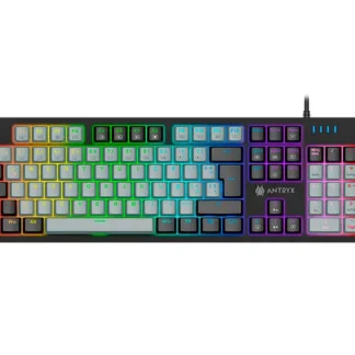 Teclado Gaming Antryx Mecanico MK860L Black & Gray, BLUE Switch(AMK-860LKGBLR1-SP)