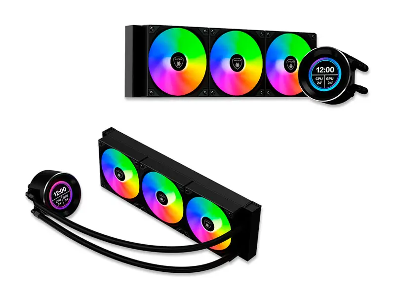 Cooler CPU Antryx Triton Vision 360P ARGB Enfriamiento liquido Black (AWC-TV360K) - Imagen 2