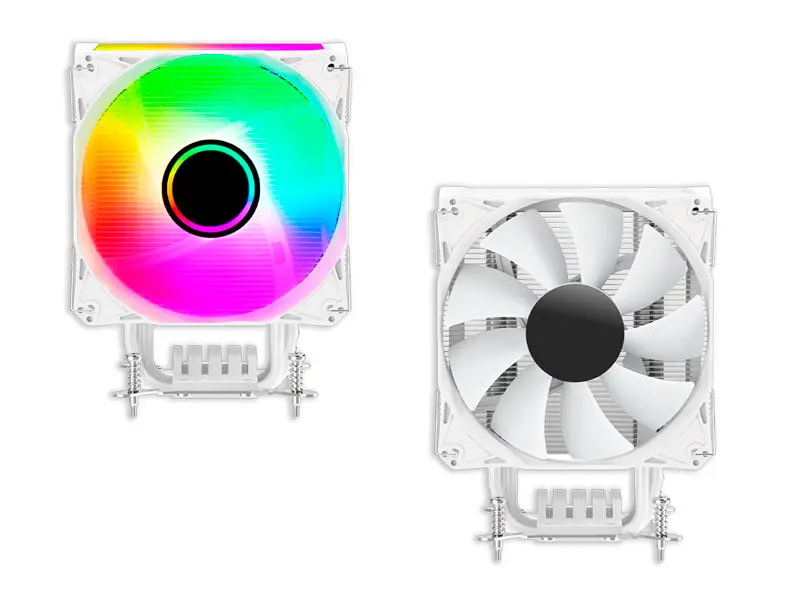 Cooler CPU Antryx Mirage Infinity ARGB LGA-1700/AM5 White - Imagen 2