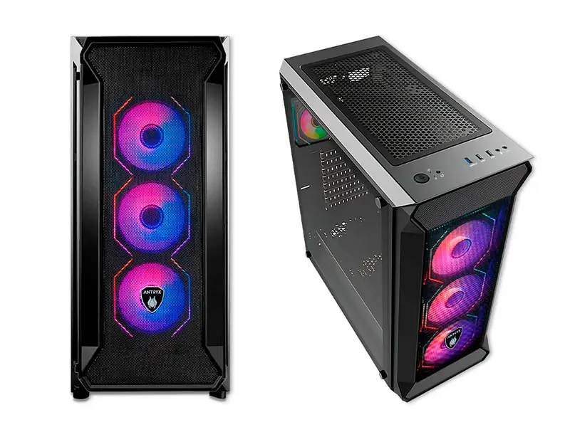 Case Antryx Sentry Plus led ARGB Black (AC-FX260PK) - Imagen 2