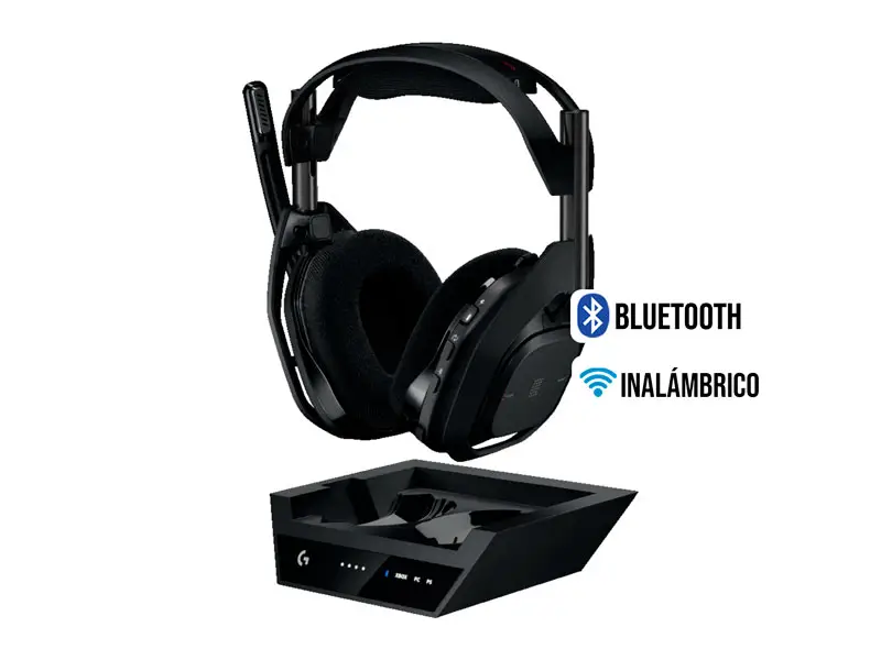 Auricular Gaming Astro A50 X Wireless + Base Station Black