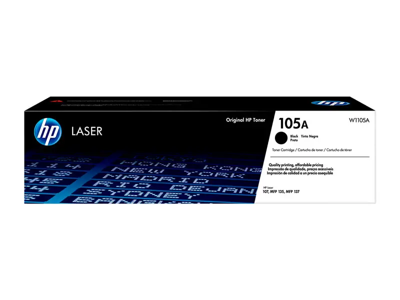Toner HP 105A W1105A Negro para 107w 135w 137fnw 1000 pag