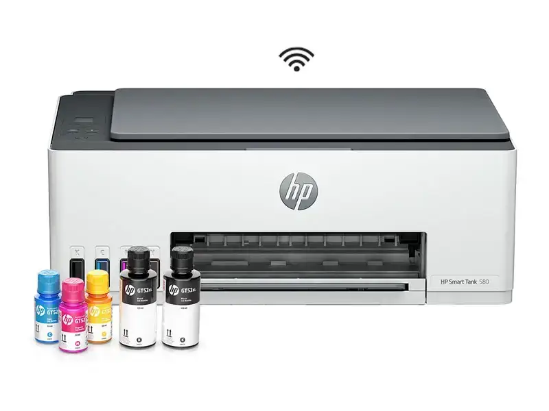 Impresora Multifuncional HP Smart Tank 580 WiFi USB