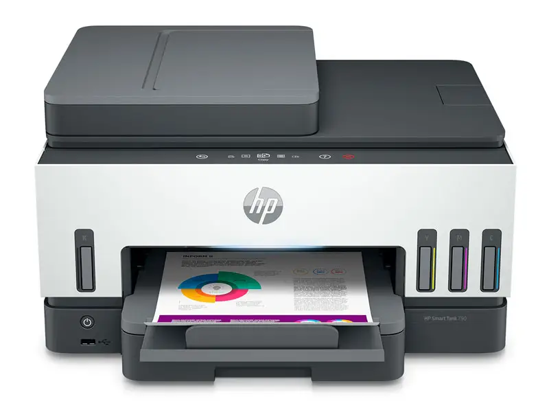 Impresora Multifuncional HP Smart Tank 790 WiFi USB RED ADF