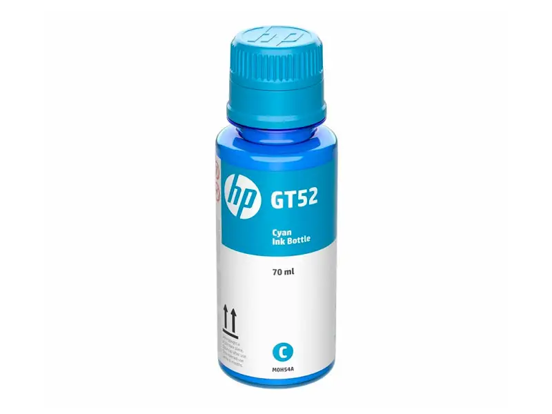 Botella de Tinta HP GT52 Cian Original (M0H54AL) 70ml - Imagen 2