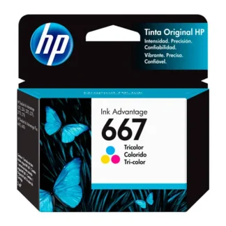 Cartucho de Tinta HP 667 Tricolor Original (3YM78AL) 1275/2374/2375/2376/2775/2776