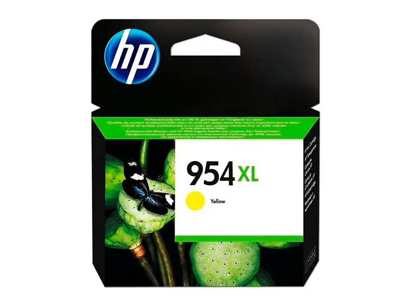 Cartucho de Tinta HP 954XL Amarillo Original (L0S68AL) Officejet Pro 8210/8710/8720/8730/7740 (1600pgs)