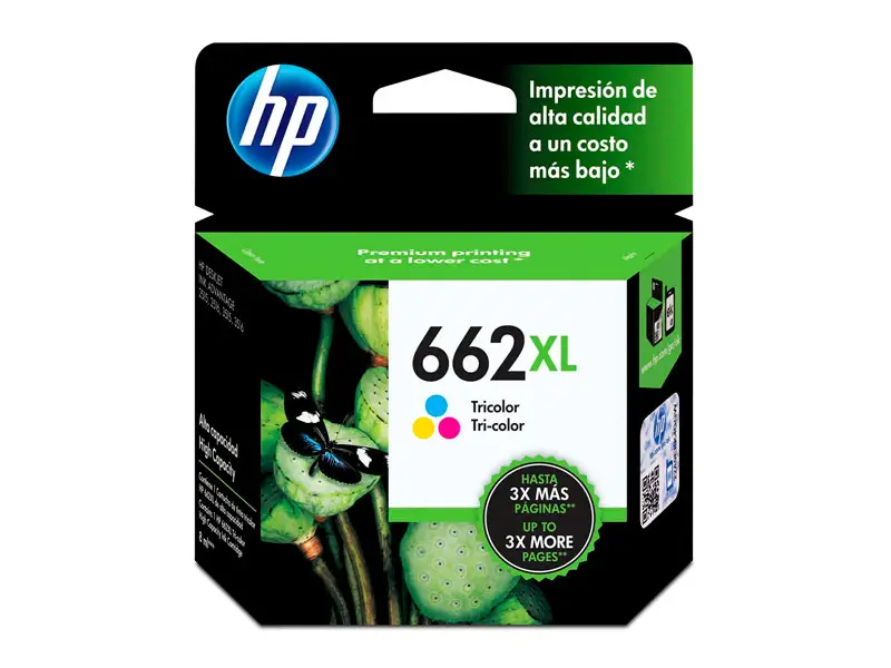 Cartucho de Tinta HP 662XL Tricolor Original (CZ106AL) 1015/2515/4645 300pag