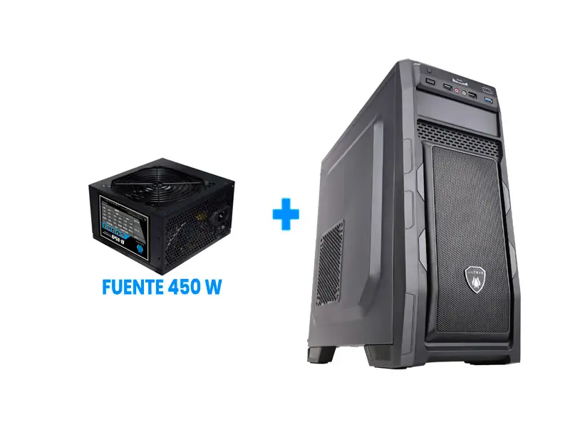 Case Antryx Xtreme E250 Plus + Fuente 450W (AC-XE250PKN-450CPR1)