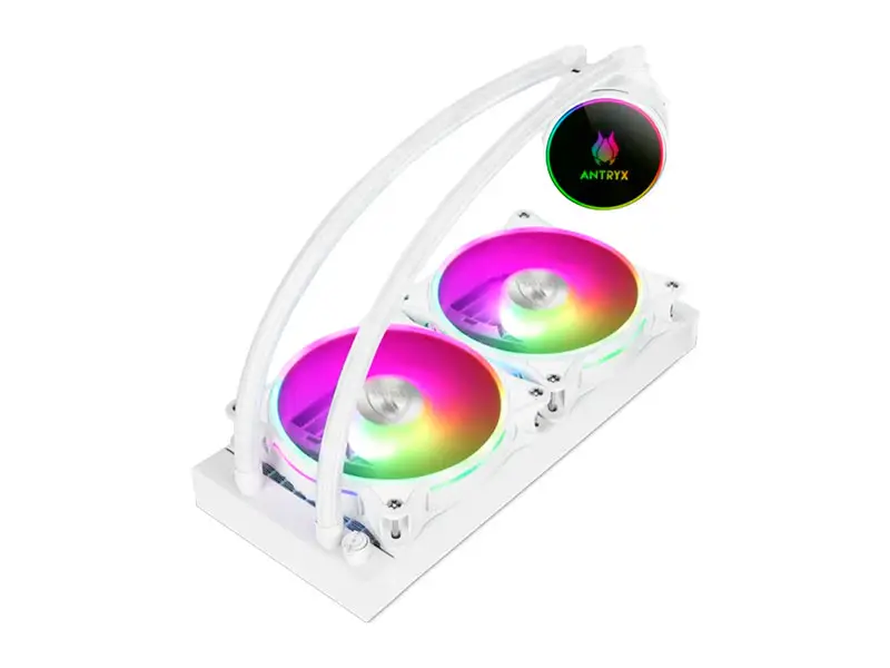 Cooler CPU Antryx Triton EVO 240 ARGB Enfriamiento liquido White (AWC-TE240W) - Imagen 2