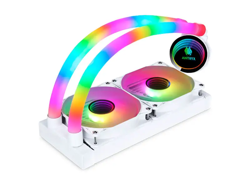 Cooler CPU Antryx Triton Infinity 240 ARGB Enfriamiento liquido White (AWC-TI240W) - Imagen 3