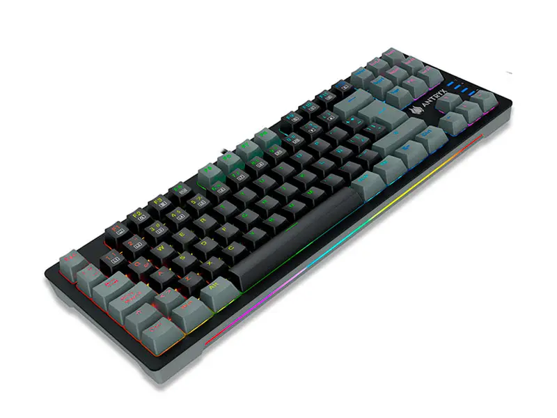 Teclado Gaming Antryx Mecanico TKL MK840L Black & Gray , Red Switch - Imagen 2