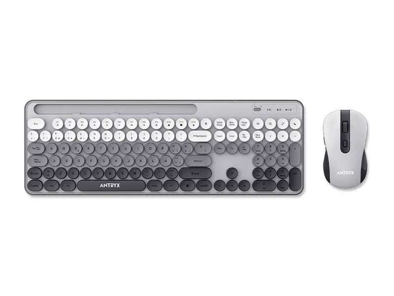 Teclado + Mouse Antryx WS-970 Gray Holder Slot