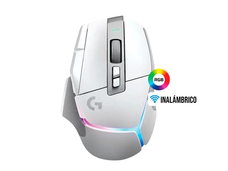 Mouse Gaming Logitech G G502 X PLUS LIGHTSPEED 25K DPI RGB White