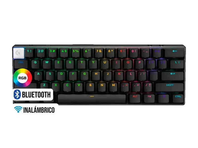 Teclados Gaming Logitech G PRO X60 Lightsspeed Bluetooth Black